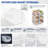 Sorbuss 10 Pack Small Open Front Stackable Kitchen Storage Bin – Pantry & Cabinet Organizer-131021699