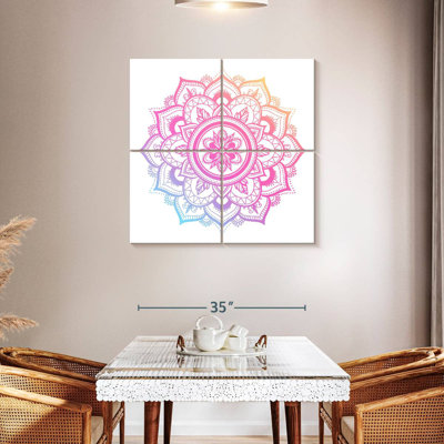 Kerner Gradient Floral Mandala