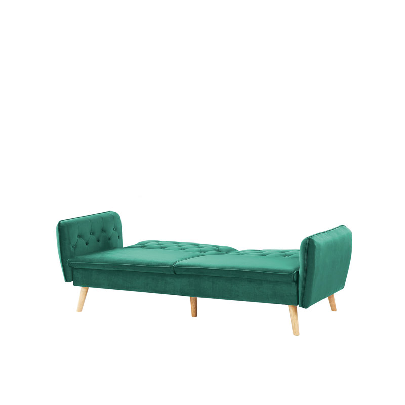 Siljana Velvet Sofa Bed, Green