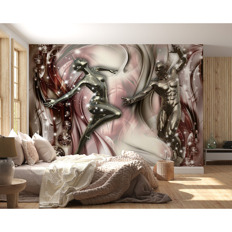 Murale Peel & Stick Glam - Dance Of Passion, L 110 po x l 154 po