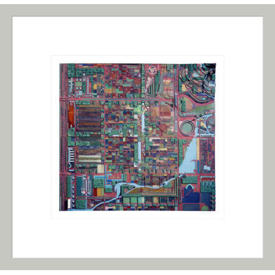 Broadacre City by Frank Lloyd Wright - Framed Giclee Print