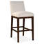 Upholstered Bar Stool with Solid Wood Frame-1415190859