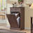 Tilted Laundry Basket Cabinet