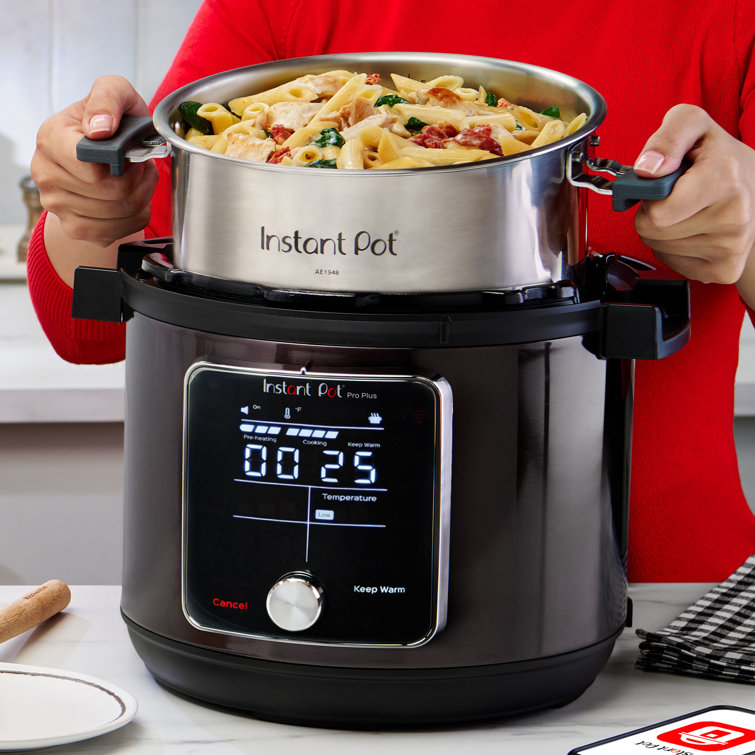Instant Pot 6-Quart Pro Plus Smart Pressure Cooker + Reviews