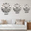 Minimal Geometric Lines and Circle VI - Horloge murale moderne-59914550
