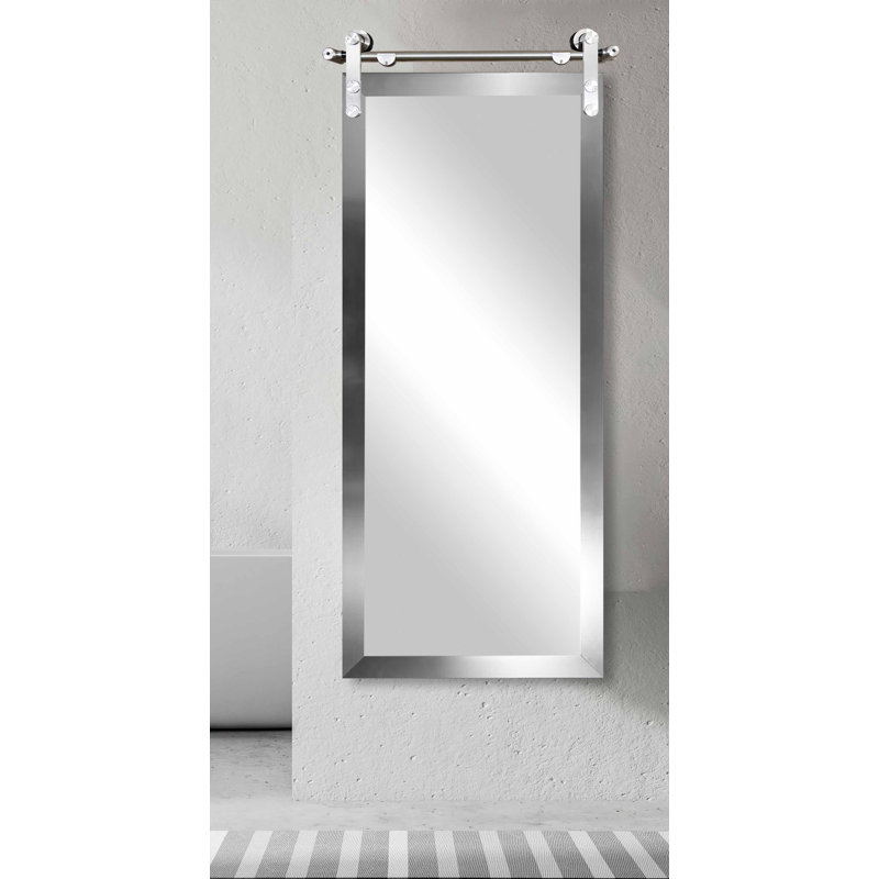 Dalphus Wood Flat Mirror, 53.5" x 30.5"