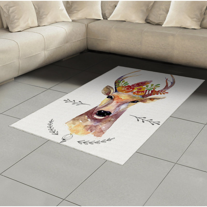 Tapis décoratif Indie High Density, Rectangle— 4 pi x 5 pi 8 po