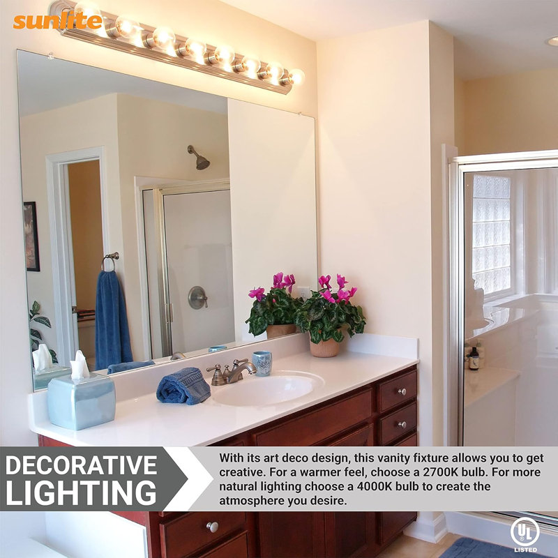 Corrigan 8 - Light Vanity Light, Chrome