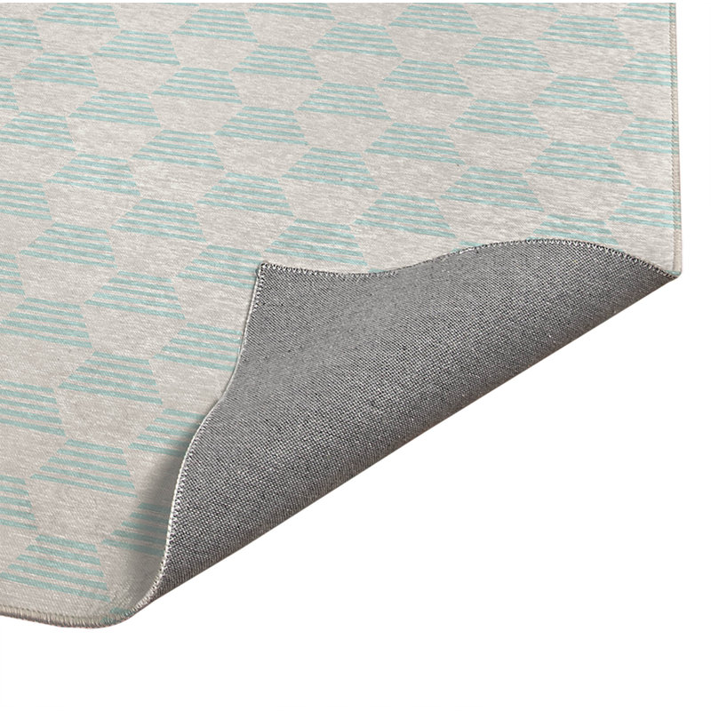 Paillasson Hexaline, Bleu clair, L 60 po x L 84 po