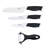 New England Cutlery 6 Piece High Carbon Stainless Steel Knife Block Set-15166884