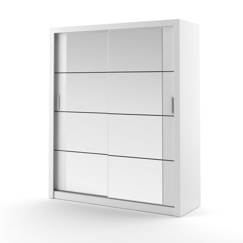 Tengan 2 Door Wardrobe, White, Yes