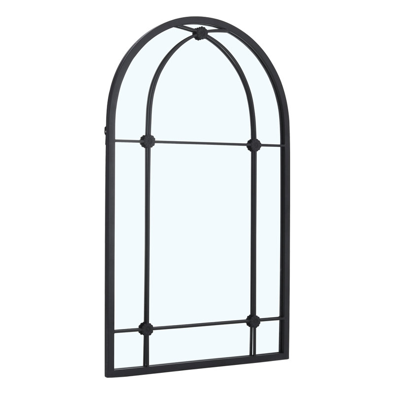 Barkhamsted Window Pane Framed Wall Mounted Accent Mirror