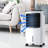 Costway 215 CFM Indoor & Outdoor Portable Indoor Outdoor Wi-Fi Connected Direct Evaporative Cooler with Remote Included