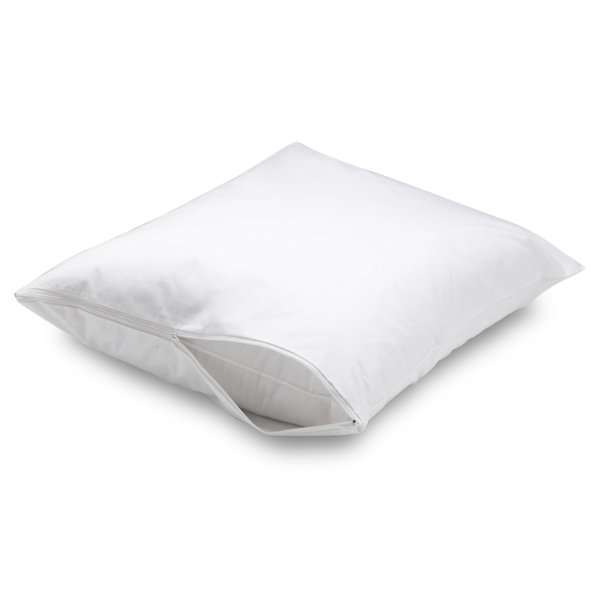 4 Pack Deluxe Zippered Vinyl Pillow Covers - Waterproof Protectors for  Longer Lasting Pillows. Standard Size 21x27. Ideal for Home, Hotel and  Hospital Use 