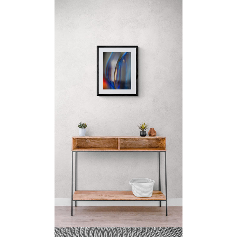 Abstract 14 - Through A Glass Lightly Print by Harold Davis, Black Framed Paper, 20" H x 16" W