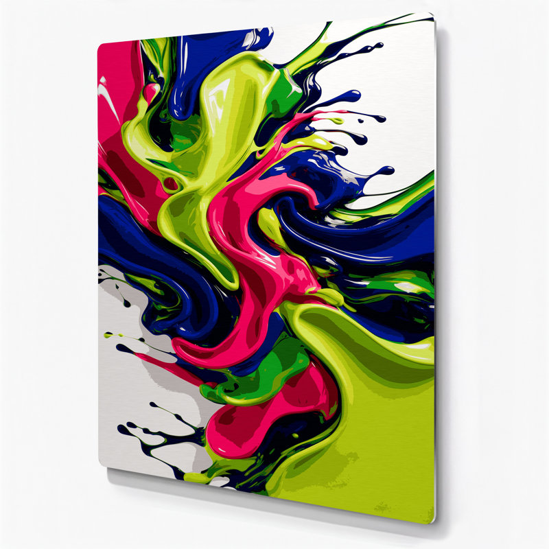 Art abstrait abstrait 50, H 11 po x l 14 po