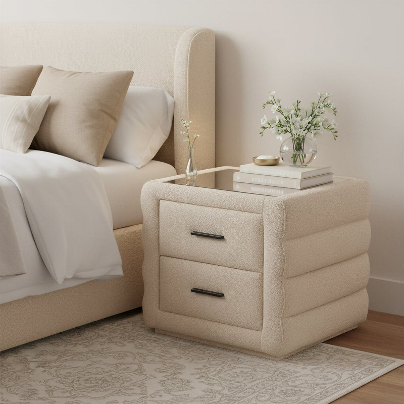 Table de chevet Soffice - beige