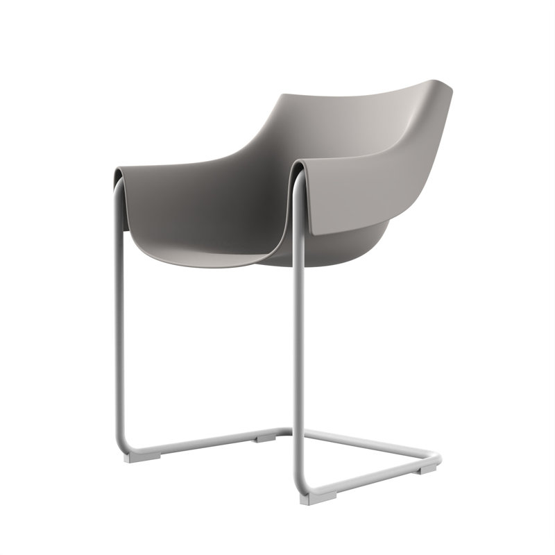 MANTA Arm Chair (Indoor/Outdoor), Silver, Ecru