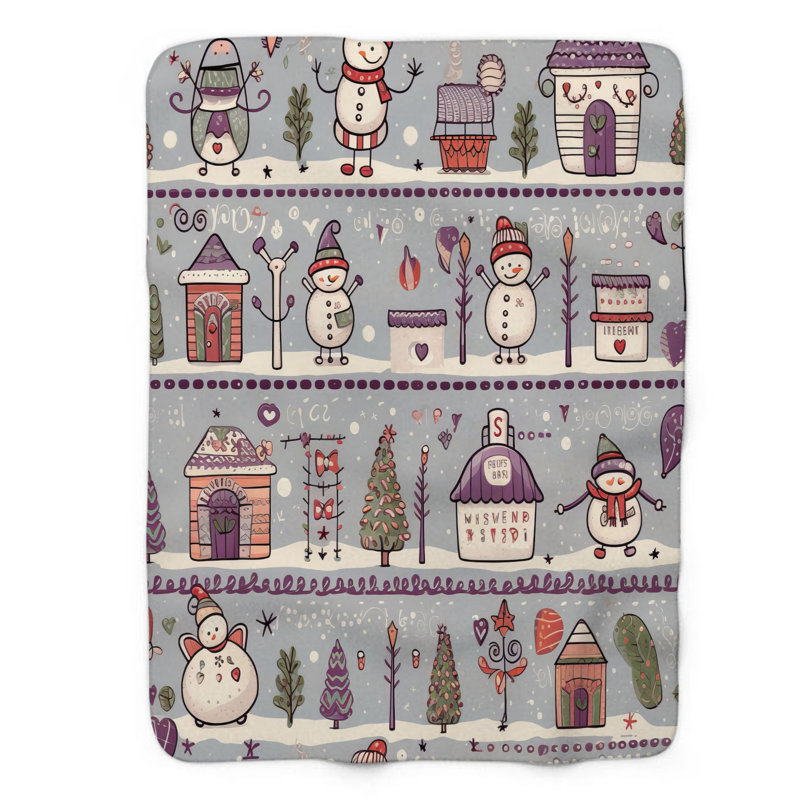 Winter Fun - 1 Piece Premium Blanket, 50" W x 60" L