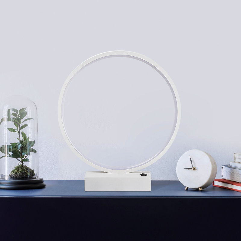 Lampe globe Nelya, Blanc