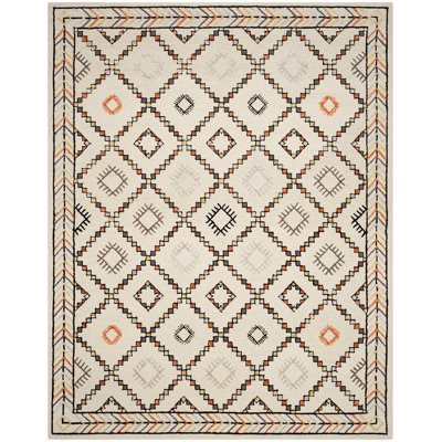 Derose Hand Tufted Wool Geometric Rug