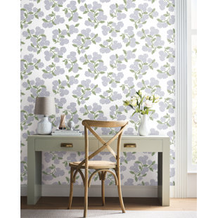 Papier peint Hydrangea blanc