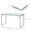 Table de camping pliante portative en aluminium facile à nettoyer-598070314