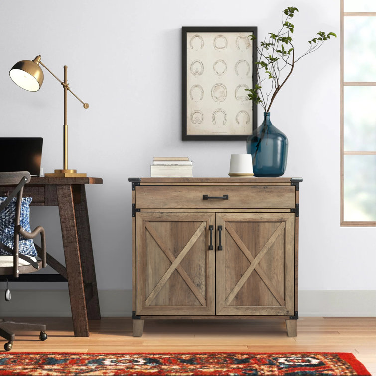 Nguyen 1 - Drawer Farmhouse Storage Cabinet