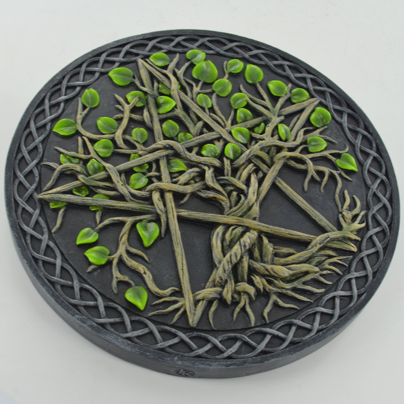 Traditional Plants & Flowers Wall Decor on Ceramic / Porcelain