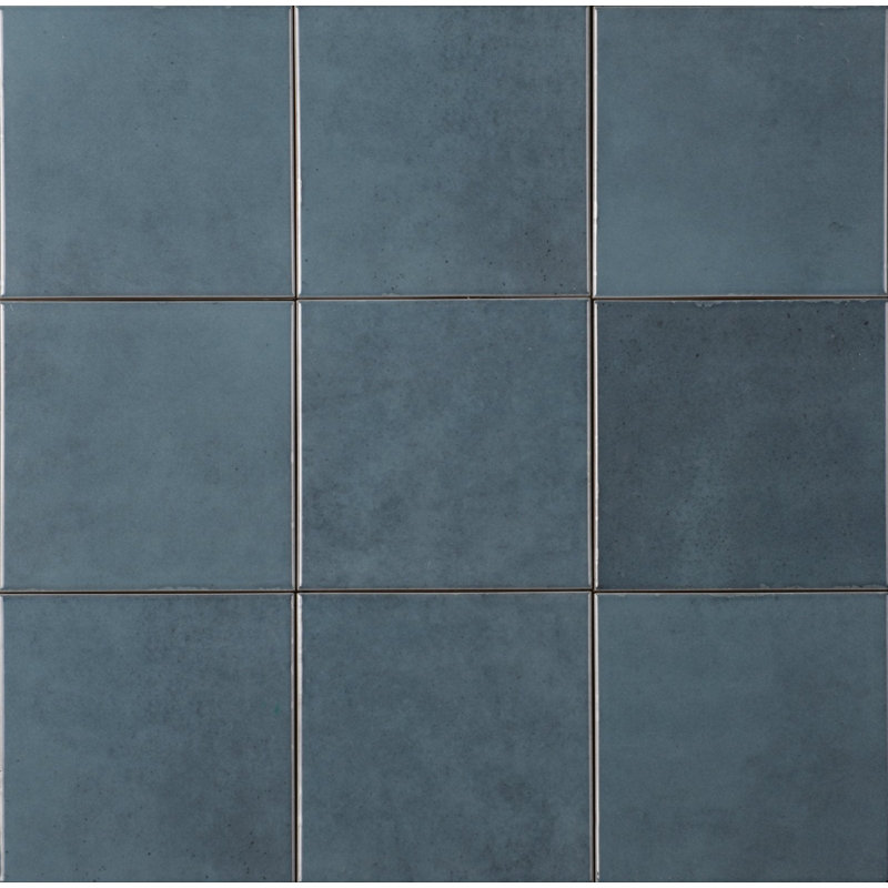 Carreau de porcelaine lustré 6x6 Shallow Ocean