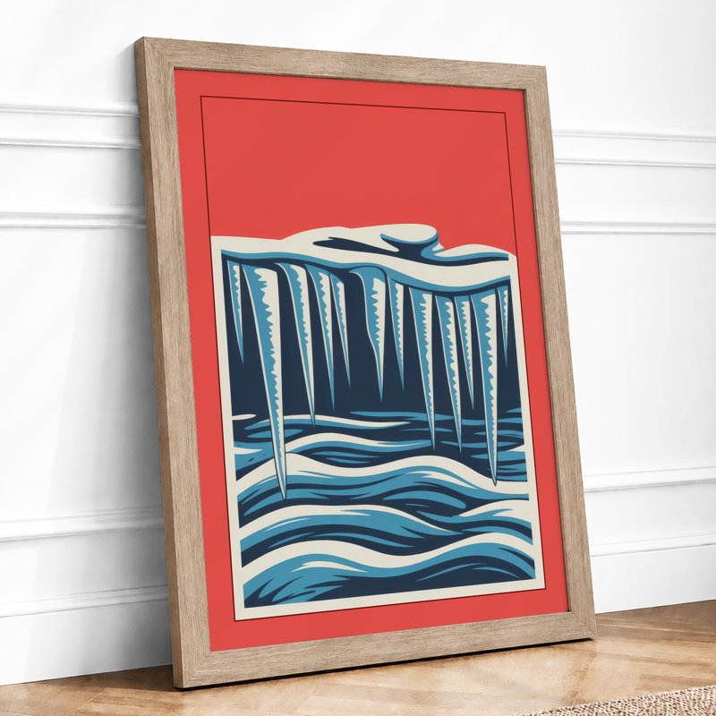 Stories Flow Modern - Framed Print, A4 - 29.7 x 21.0 cm, Oak
