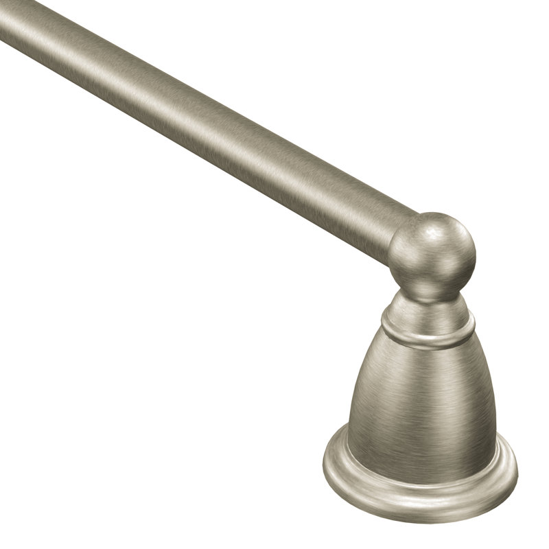 Brantford Wall Mounted Towel Bar, Brushed Nickel/18"