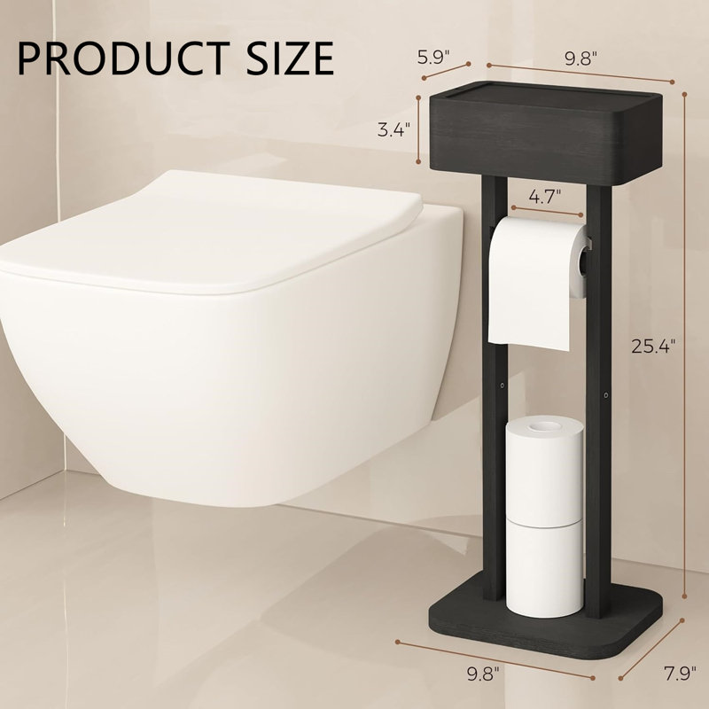 Free Standing Toilet Paper Holder