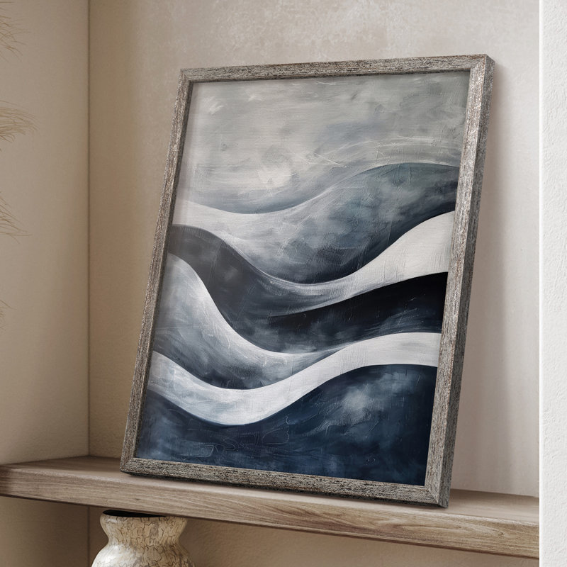 ABSTRACT Series CDL XXVI, reproduction encadrée - bois massif, H 11 po x l 9 po