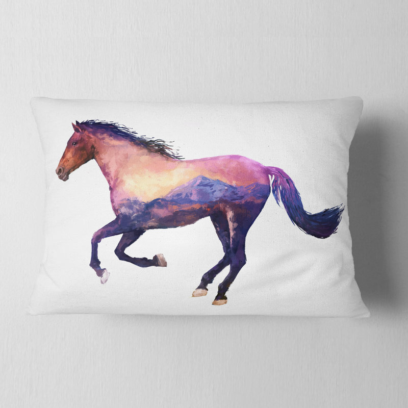 Coussin lombaire à double exposition animal cheval