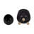 Ereka Stoneware and Ceramic Footed Round Planters with Triple Ball Base Design Set of 2-1852085795