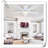 Museau Ceiling Fan with LED Lights-1680007391