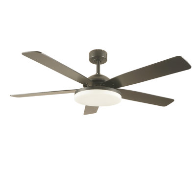 Good Housekeeping's Adeline 52" Ceiling Fan with Integrated LED, Remote Control & Reversible Blades