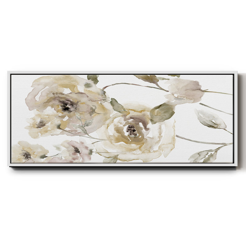 Translucent- Framed Canvas, 12" H x 30" W