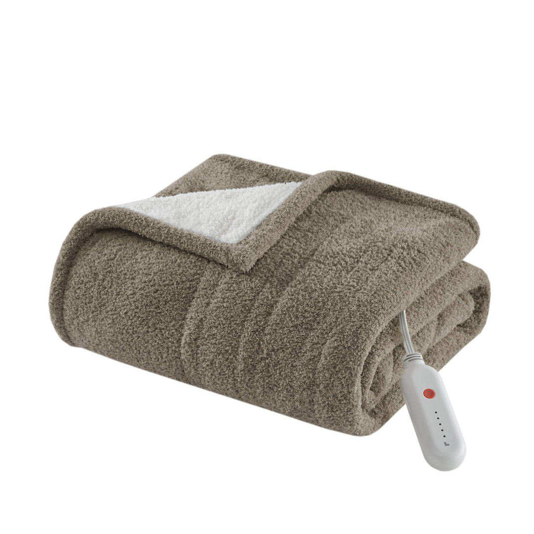 Amira Dream Soft Heated Throw Sharper Image 