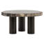 Darnell Petrified Wood Coffee Table Natural and Black - Small-1924419644