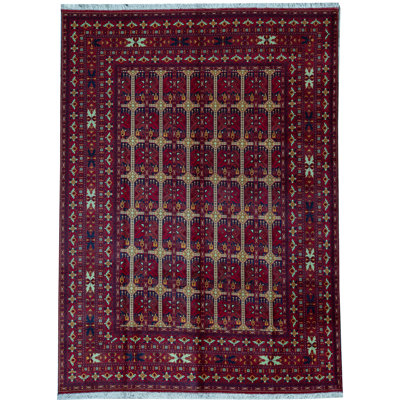 Afghan Wool Southwestern Area Rug