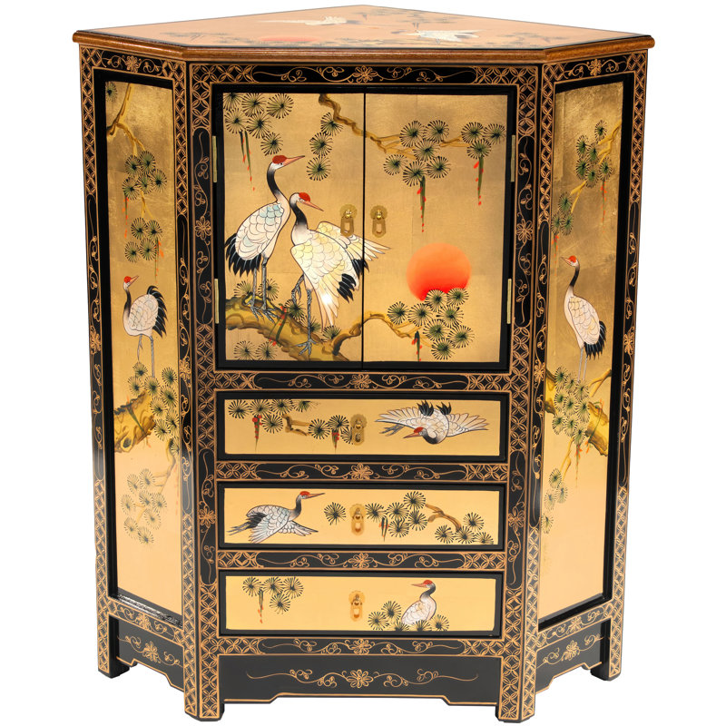 Abigailmarie Solid Wood Accent Cabinet