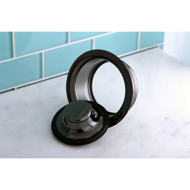 Kingston Brass Made To Match Garbage Disposal Flange, Black Stainless Steel