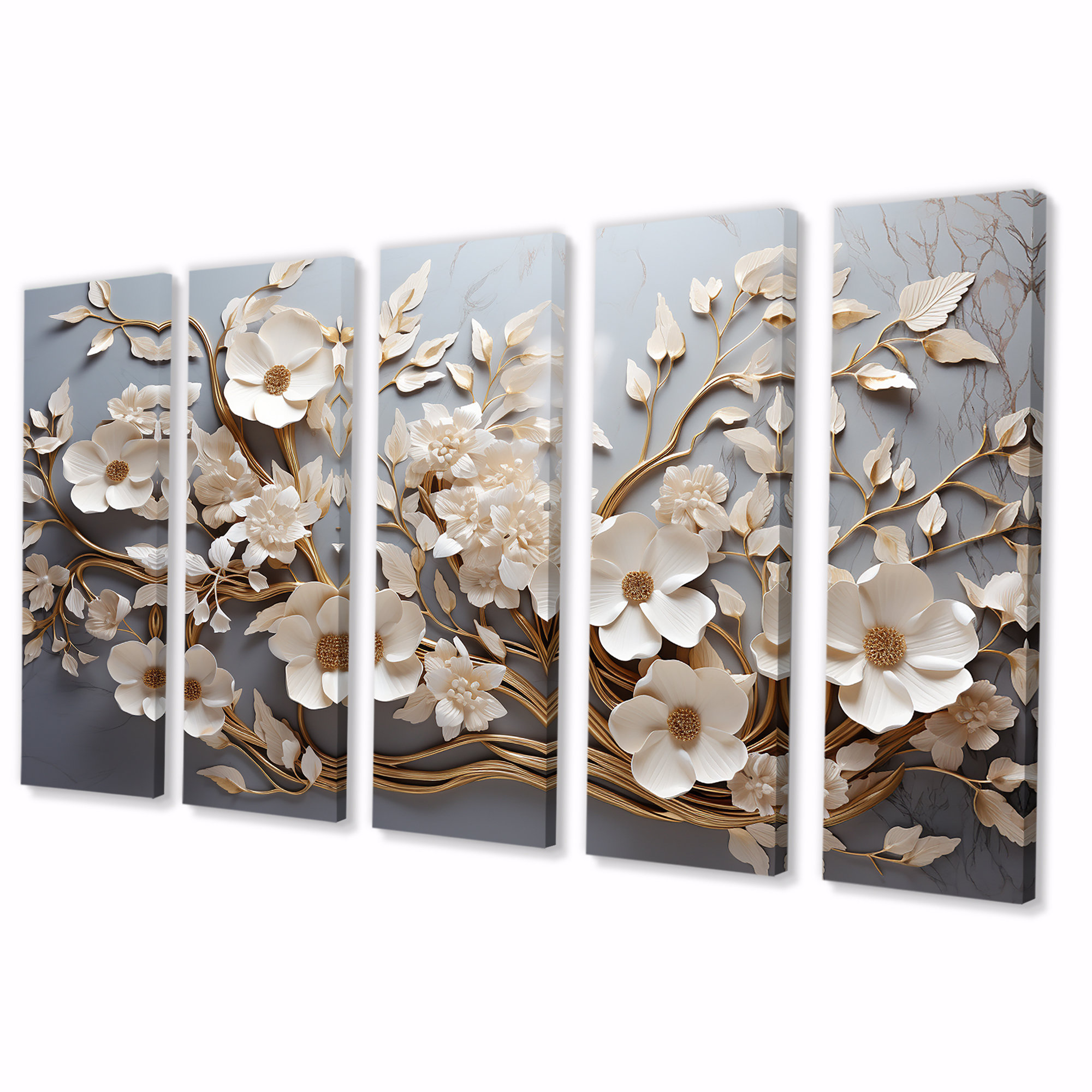 Lark Manor White Orchid Tree Garden Of Branches I - Abstract Floral 5 ...