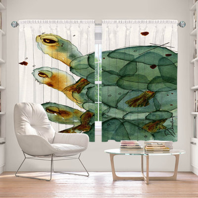 Fazio Room Darkening Curtains / Drapes Pair