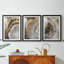 Série ABSTRACT CCLxxix - Impression sur mesure encadrée de qualité supérieure - 3 pièces-1058658548-1058658550