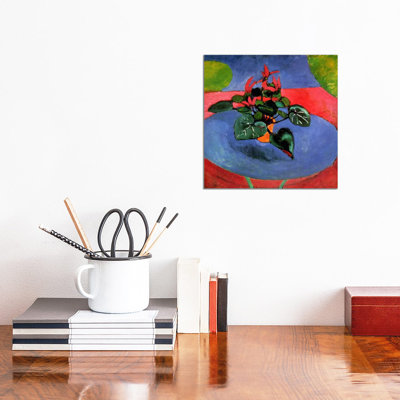 Cyclamen Pourpre by Henri Matisse - Wrapped Canvas Painting