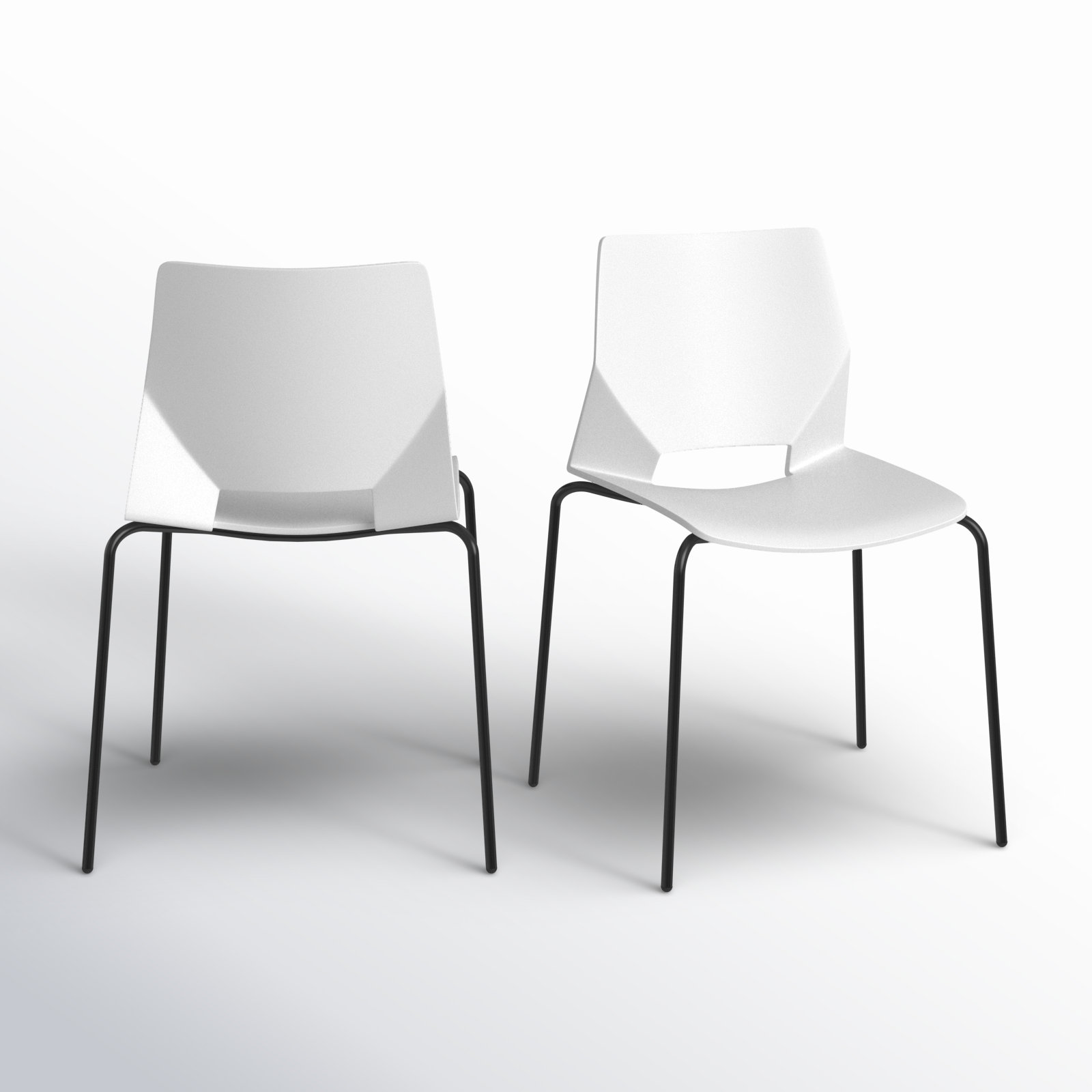 Samira Side Chair, White