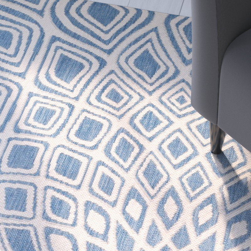 Arneshia Polka Dots Handmade Tufted Wool Gray/Ivory Area Indoor/Outdoor Area Rug, Rectangle 2' x 3'7"